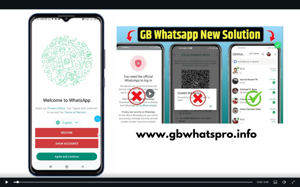 gb whatsapp account ban issue fixed